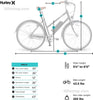 Electric Bikes HE-2-NV E-bike Amped Electric Bike, 500W, 20mph, 250W, 36V, Ride Assistant, 30km mileage