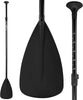 Paddle Board Paddle Sup Paddle 3 Pieces SUP Paddle Board Accessories, Floating Lightweight Aluminum Alloy Shaft, Adjustable Double Holes Lock SUP Paddle, Black 1Pcs