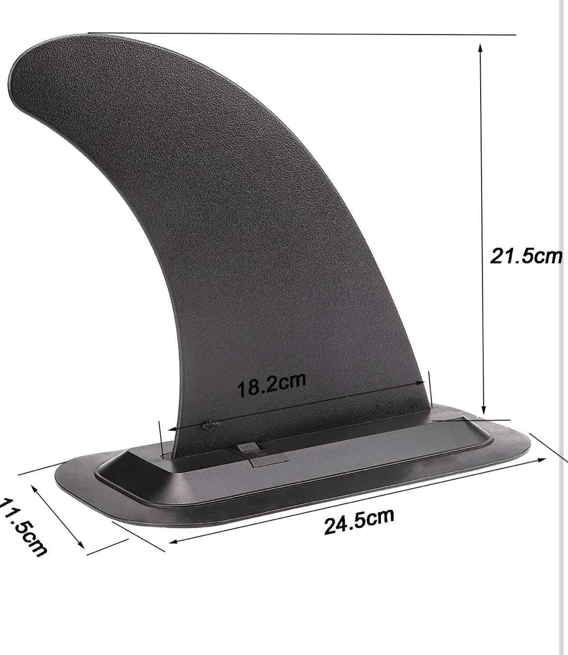 Slifeshop SUP Replacement Big Fin 9 inch Center Fin Replacement with Detachable Fin Dock tail fin for Long Board Paddle Board