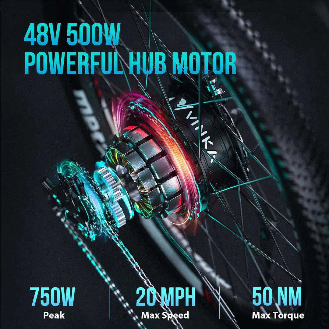 Metakoo 27.5" electric bike | cybertrack 300 E-bike Fast Charge 21 Speed