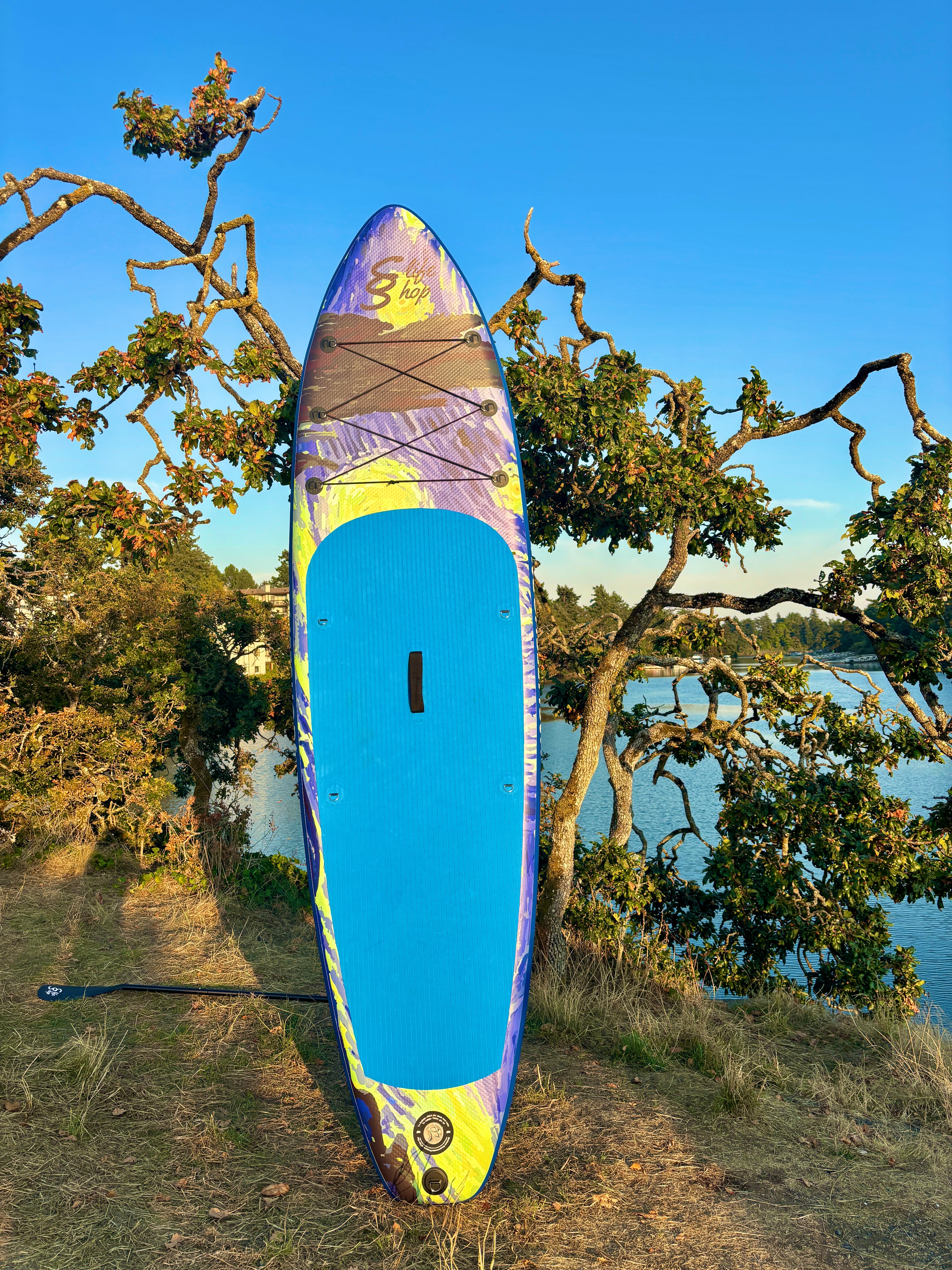 Slifeshop Van Gogh Starry Night SUP Stand Up Paddle Board SUP  Inflatable SUP Designed by Local Canadian Artist 10’6”