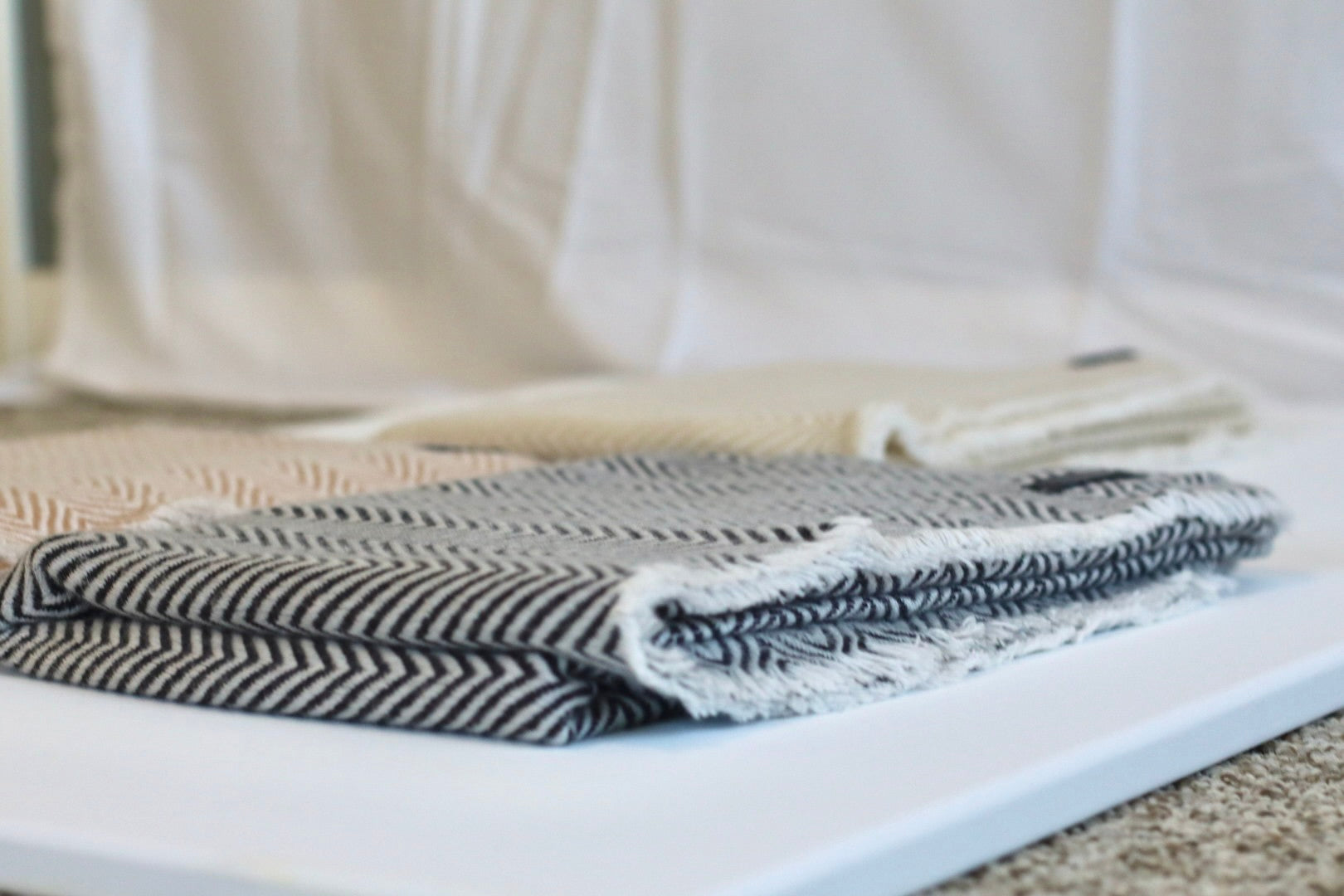 Handmade 100% Cashmere Scarf Thick Warm from Nepal