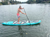 Slifeshop Double Adventurer 2-4 People Ultra-Long Sea Dragon 14’ Stand Up Paddle Board SUP Inflatable SUP Designed by Local Canadian Artist 14’ Extra Long& Extra D-ring For Kayak Conversion