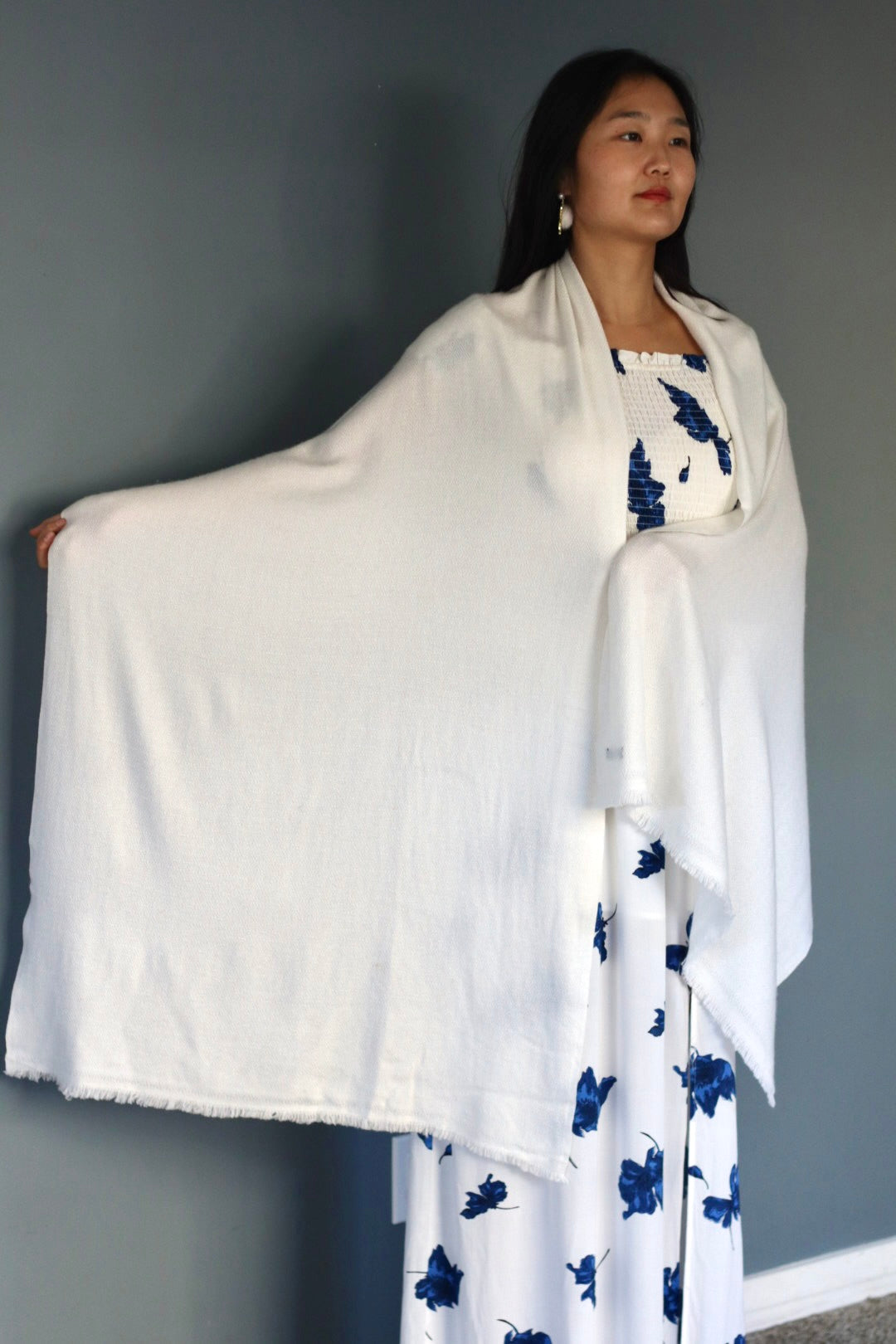 Handmade 100% Cashmere Scarf Thick Warm from Nepal