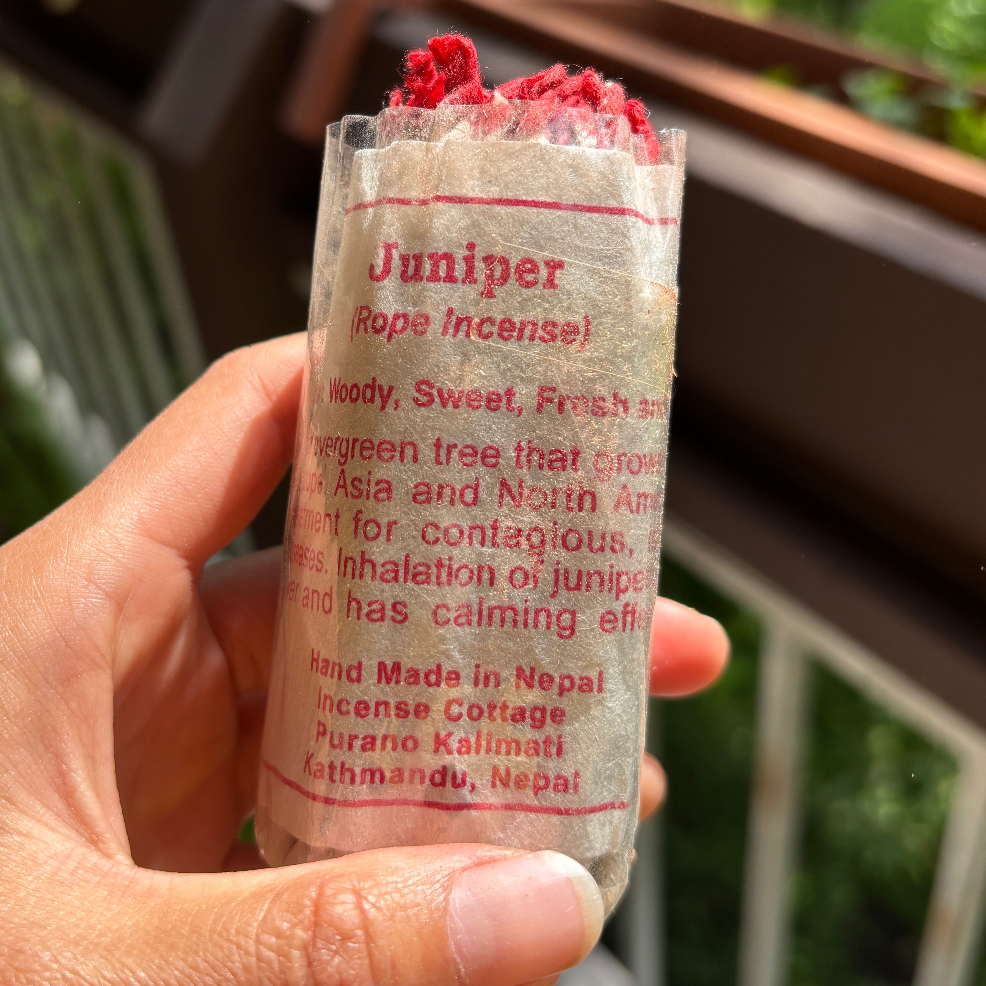 Tibetan Handmade Rope Incense from Nepal 100% Organic Natural Buddhist Himalayan Buddhist Gift Kathmandu Rose Sandal Wood Sacred, Meditation