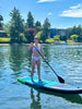 Slifeshop Cruiser Stand Up Paddle Board SUP  11’ Inflatable SUP Designed by Local Canadian Artist Go-pro Mount