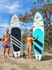 Clearance! Compact Teal Ultra-Light Stand Up Paddle Board SUP  Inflatable SUP Designed by Local Canadian Artist 10’ Light Weight Slifeshop