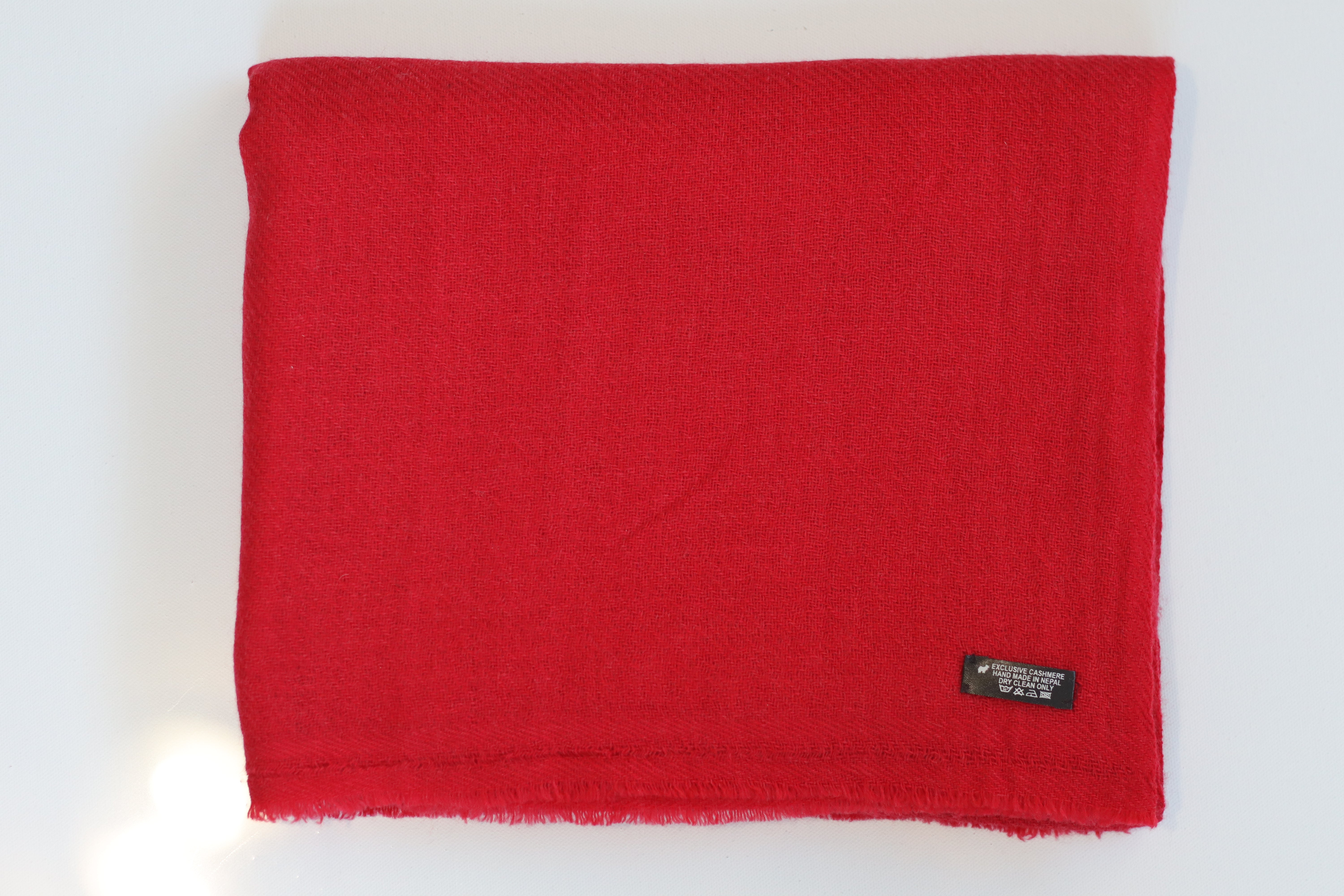 Handmade 100% Cashmere Scarf Black-Friday Special Price! Handmade in Nepal Light Soft and Warm Fair-trade from Nepali Artist