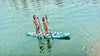 Slifeshop Double Adventurer 2-4 People Ultra-Long Sea Dragon 14’ Stand Up Paddle Board SUP Inflatable SUP Designed by Local Canadian Artist 14’ Extra Long& Extra D-ring For Kayak Conversion