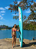 Clearance! Compact Teal Ultra-Light Stand Up Paddle Board SUP  Inflatable SUP Designed by Local Canadian Artist 10’ Light Weight Slifeshop