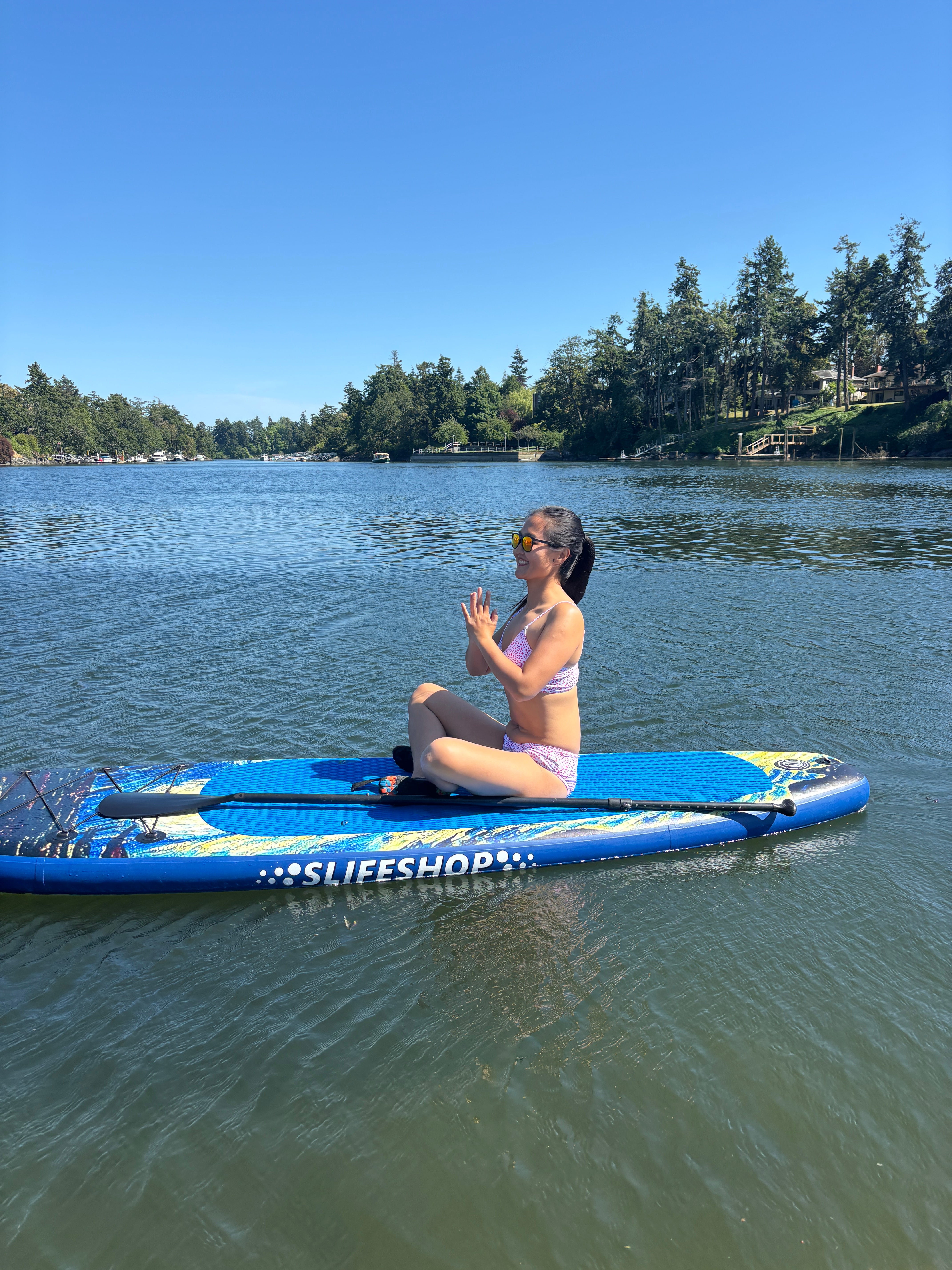 Slifeshop Van Gogh Starry Night SUP Stand Up Paddle Board SUP  Inflatable SUP Designed by Local Canadian Artist 10’6”
