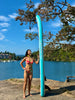 Clearance! Compact Teal Ultra-Light Stand Up Paddle Board SUP  Inflatable SUP Designed by Local Canadian Artist 10’ Light Weight Slifeshop
