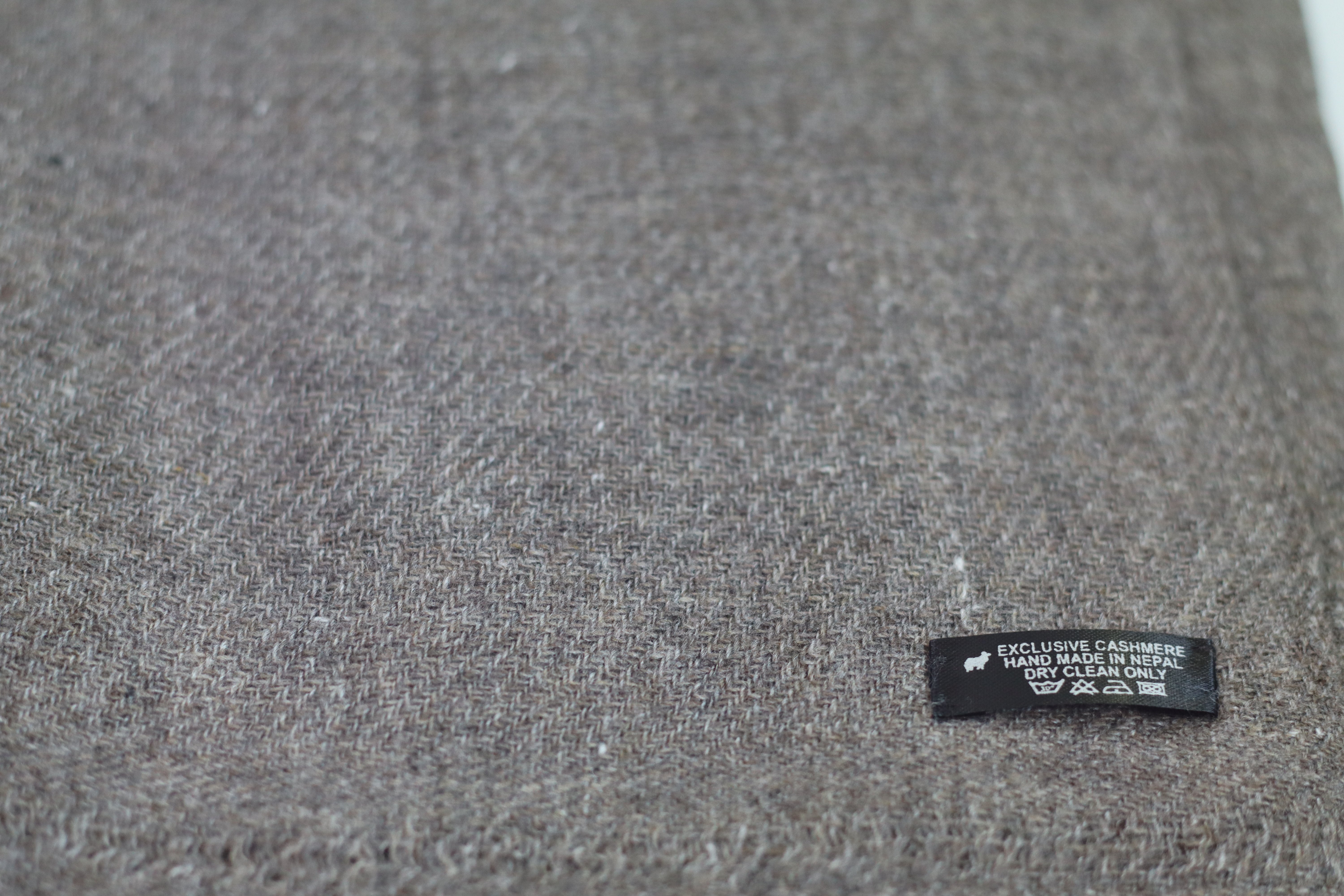 Handmade 100% Cashmere Scarf Black-Friday Special Price! Handmade in Nepal Light Soft and Warm Fair-trade from Nepali Artist