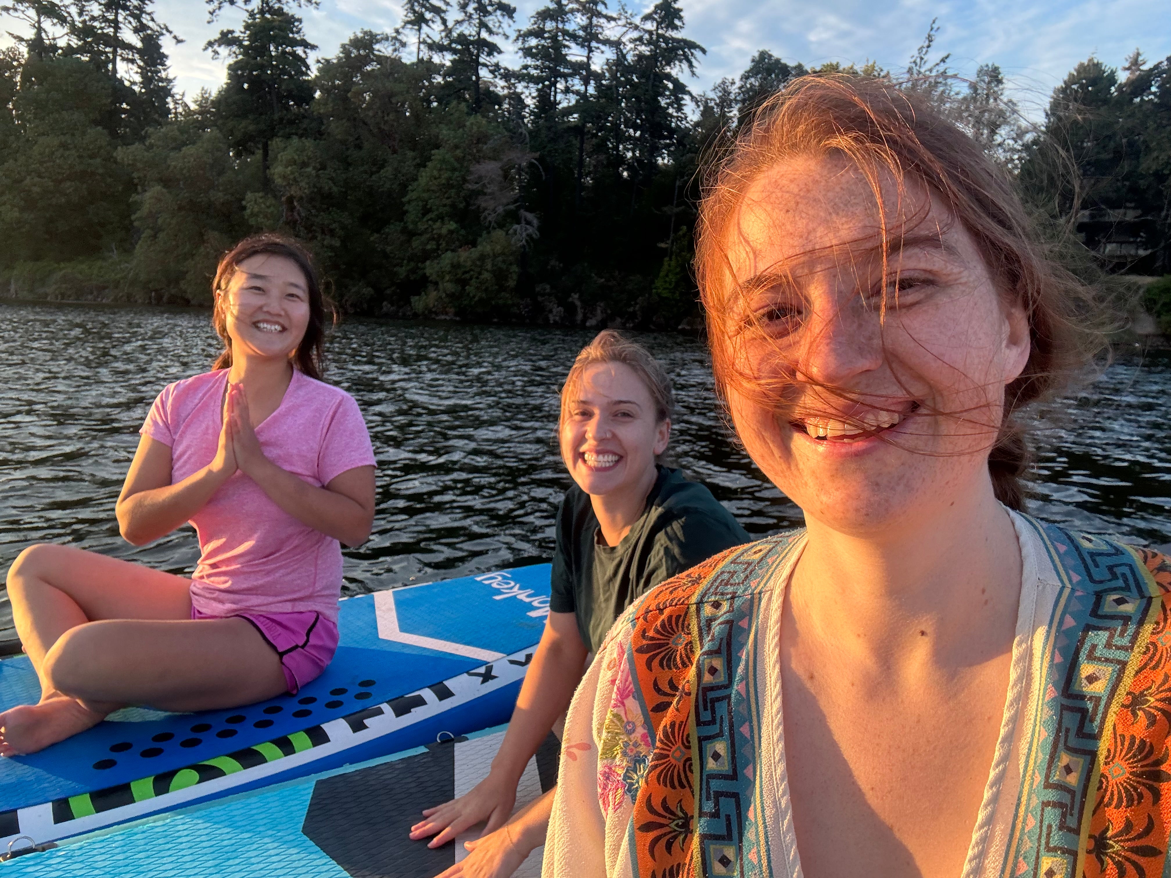 Sunset Paddle Board Yoga on the Gorge Weekdays 7pm