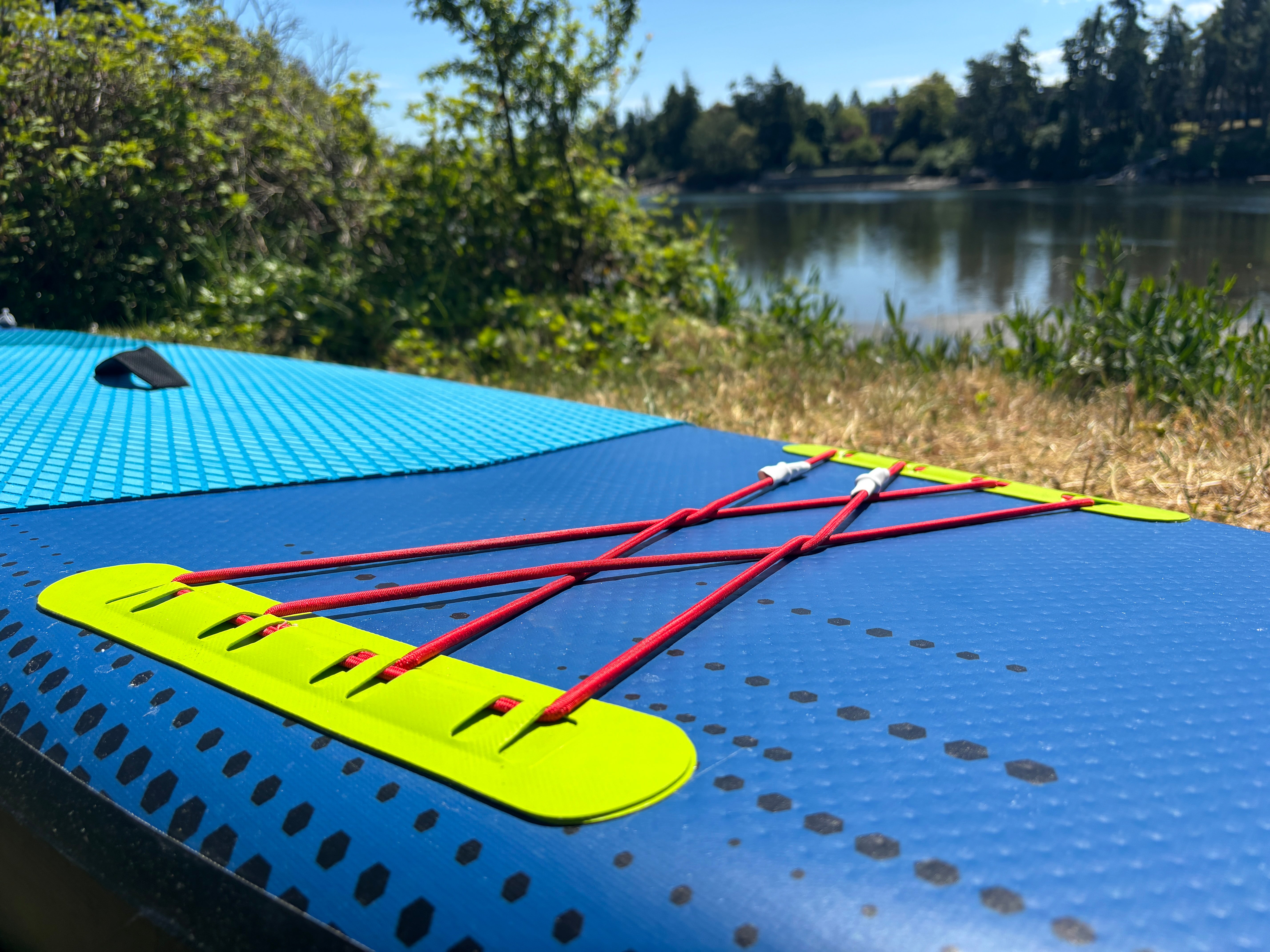 Slifeshop Cruiser Stand Up Paddle Board SUP  11’ Inflatable SUP Designed by Local Canadian Artist Go-pro Mount
