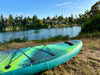 Slifeshop Lake Louis Aurora Borealis From Original Painting Stand Up Paddle Board SUP  11’ & 11’6” Extra Long&Wide 2-People Inflatable SUP Designed by Local Canadian Artist Northern Lights