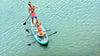Slifeshop Double Adventurer 2-4 People Ultra-Long Sea Dragon 14’ Stand Up Paddle Board SUP Inflatable SUP Designed by Local Canadian Artist 14’ Extra Long& Extra D-ring For Kayak Conversion