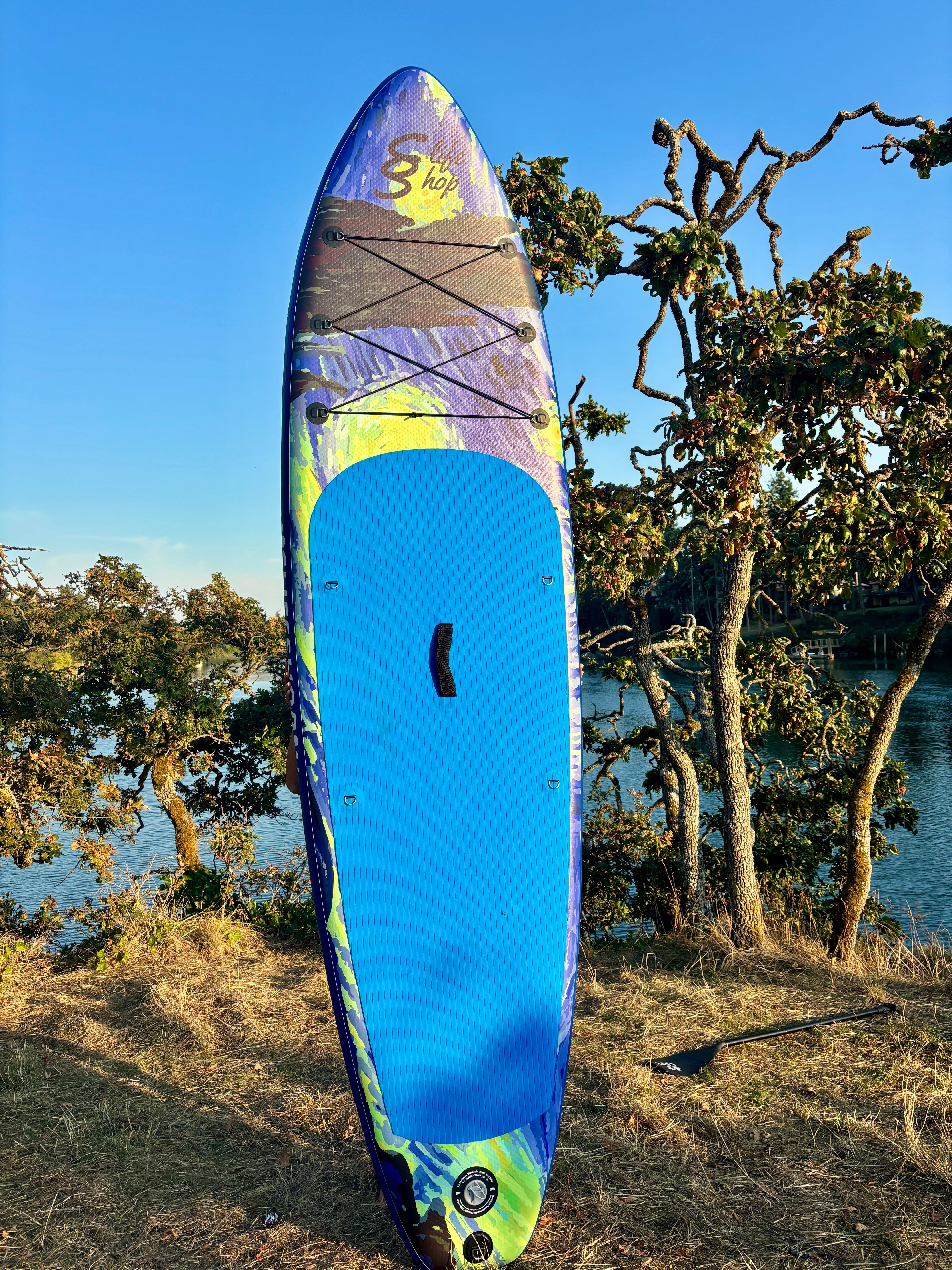 Slifeshop Van Gogh Starry Night SUP Stand Up Paddle Board SUP  Inflatable SUP Designed by Local Canadian Artist 10’6”