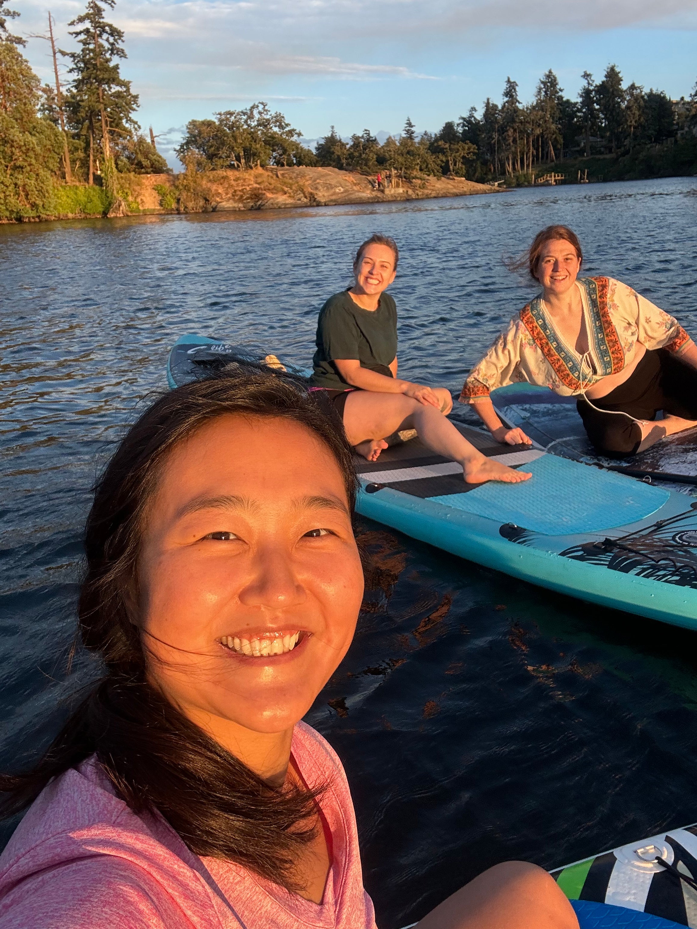 Sunset Paddle Board Yoga on the Gorge Weekdays 7pm