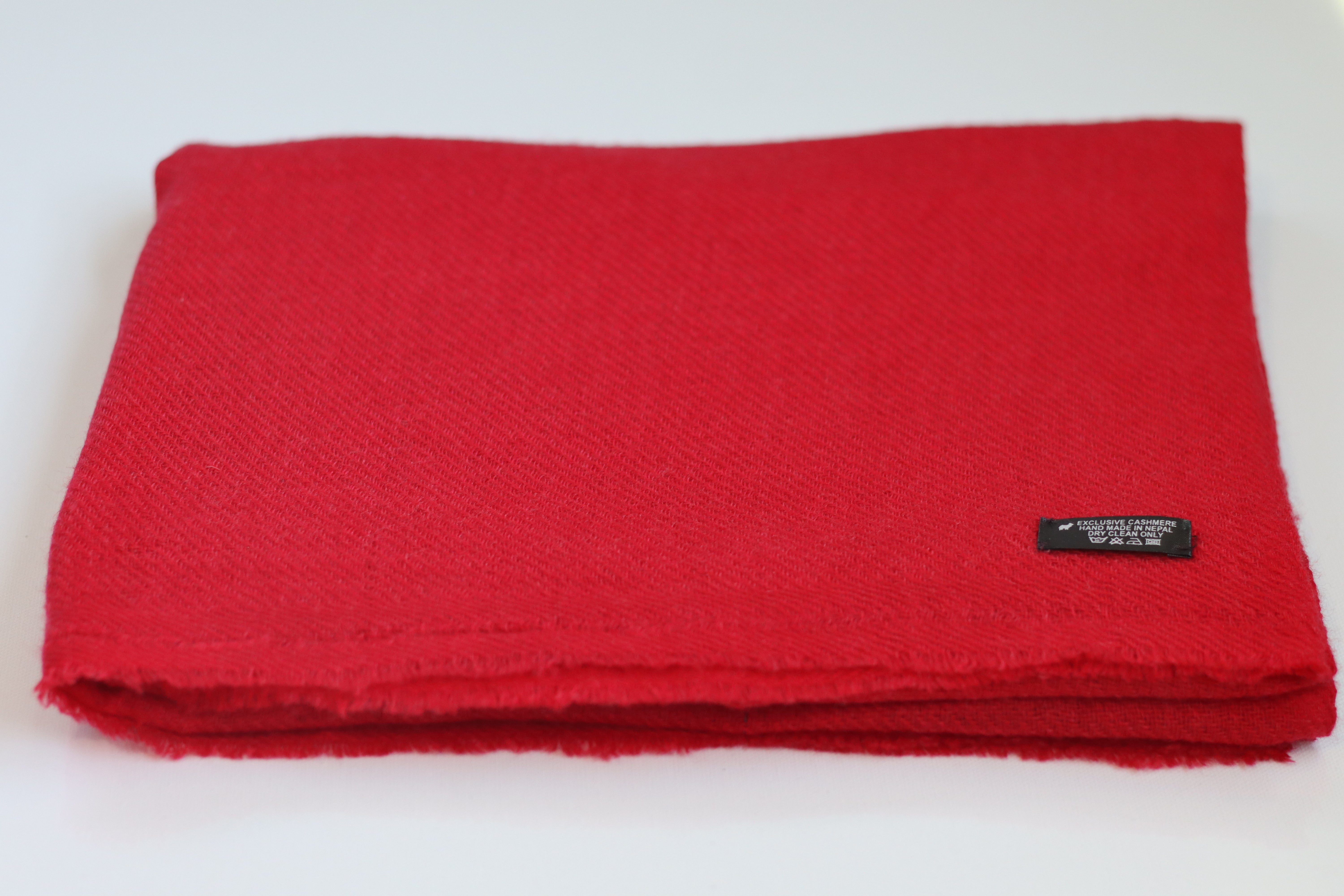 Handmade 100% Cashmere Scarf Black-Friday Special Price! Handmade in Nepal Light Soft and Warm Fair-trade from Nepali Artist