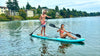 Slifeshop Double Adventurer 2-4 People Ultra-Long Sea Dragon 14’ Stand Up Paddle Board SUP Inflatable SUP Designed by Local Canadian Artist 14’ Extra Long& Extra D-ring For Kayak Conversion