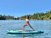 Slifeshop Lake Louis Aurora Borealis From Original Painting Stand Up Paddle Board SUP  11’ & 11’6” Extra Long&Wide 2-People Inflatable SUP Designed by Local Canadian Artist Northern Lights