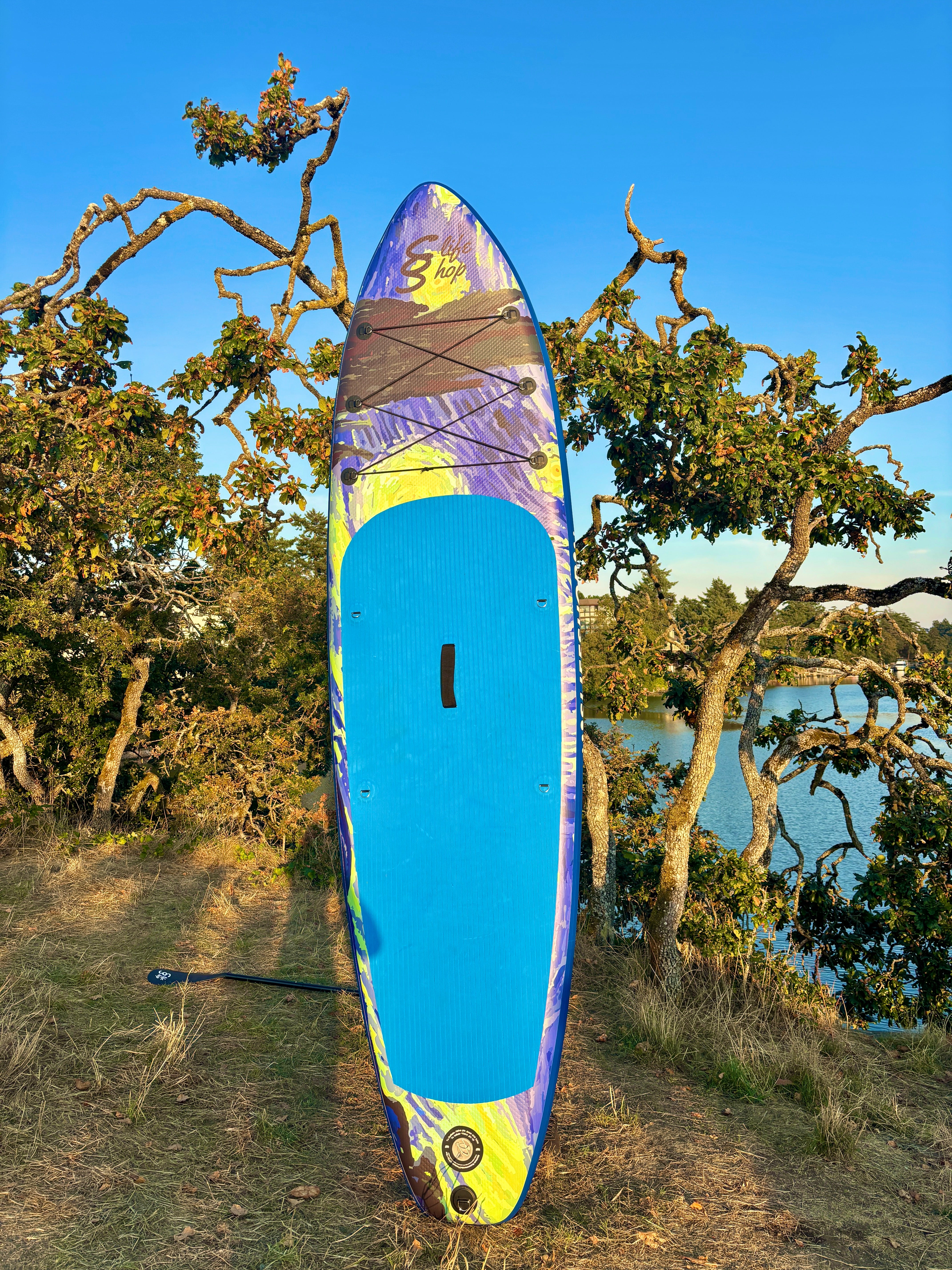 Slifeshop Van Gogh Starry Night SUP Stand Up Paddle Board SUP  Inflatable SUP Designed by Local Canadian Artist 10’6”