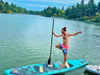 Slifeshop Double Adventurer 2-4 People Ultra-Long Sea Dragon 14’ Stand Up Paddle Board SUP Inflatable SUP Designed by Local Canadian Artist 14’ Extra Long& Extra D-ring For Kayak Conversion