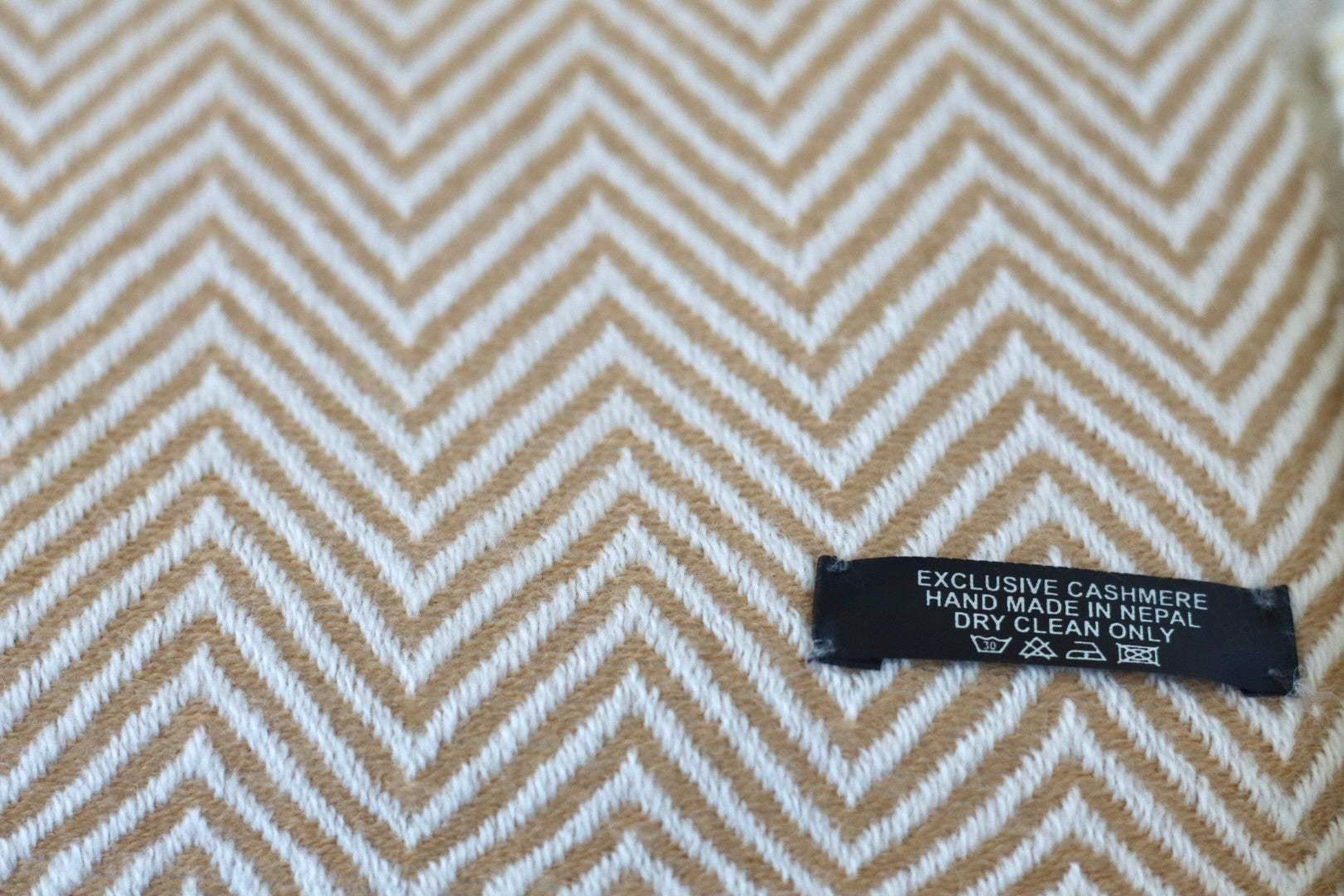 Handmade 100% Cashmere Scarf Thick Warm from Nepal