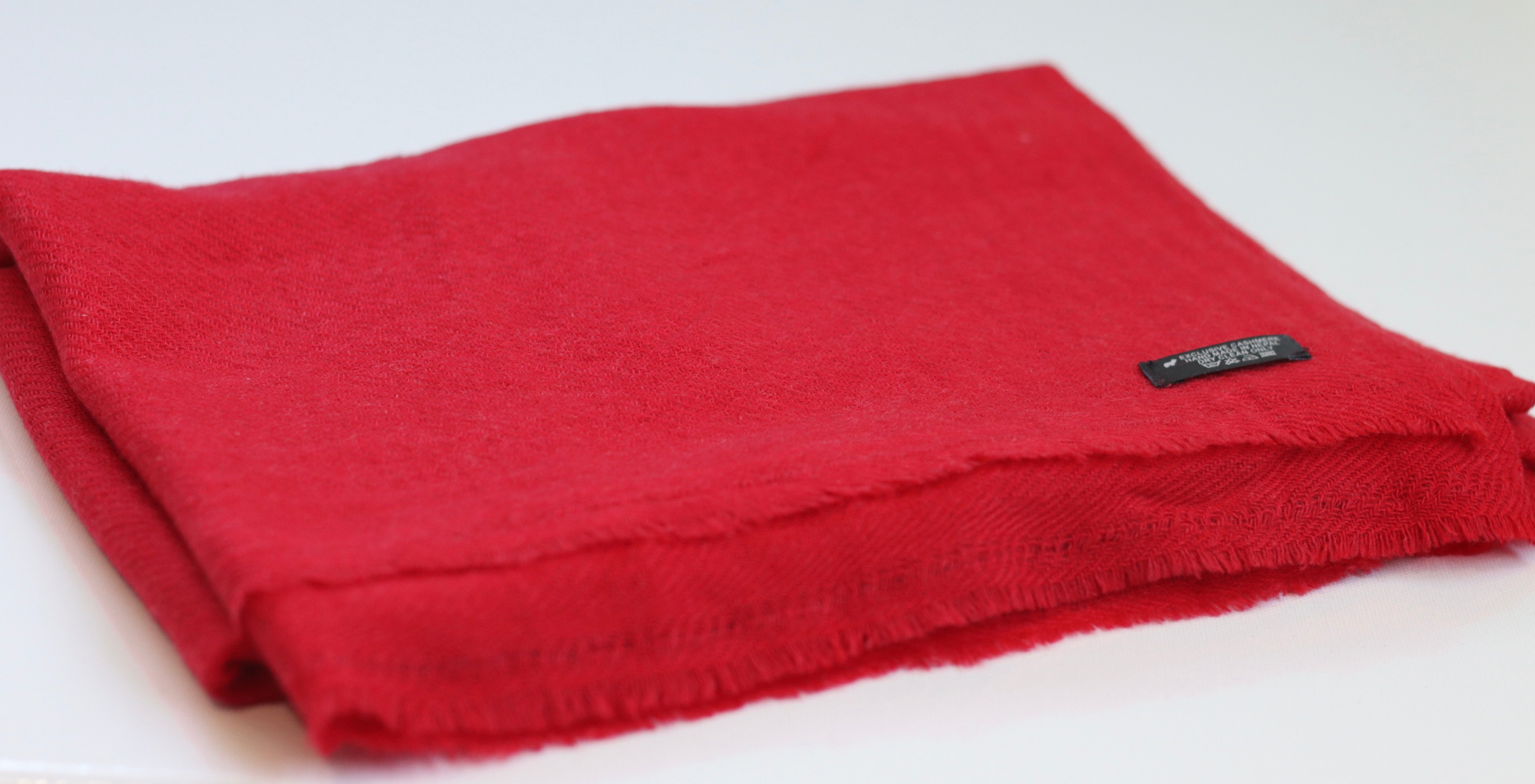 Handmade 100% Cashmere Scarf Black-Friday Special Price! Handmade in Nepal Light Soft and Warm Fair-trade from Nepali Artist
