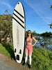 Slifeshop Black Edge Stand Up Paddle Board SUP  Inflatable SUP Designed by Local Canadian Artist 10’