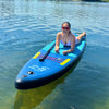 Slifeshop Cruiser Stand Up Paddle Board SUP  11’ Inflatable SUP Designed by Local Canadian Artist Go-pro Mount