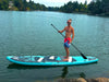 Slifeshop Double Adventurer 2-4 People Ultra-Long Sea Dragon 14’ Stand Up Paddle Board SUP Inflatable SUP Designed by Local Canadian Artist 14’ Extra Long& Extra D-ring For Kayak Conversion