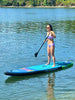 Slifeshop Cruiser Stand Up Paddle Board SUP  11’ Inflatable SUP Designed by Local Canadian Artist Go-pro Mount