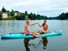 Slifeshop Double Adventurer 2-4 People Ultra-Long Sea Dragon 14’ Stand Up Paddle Board SUP Inflatable SUP Designed by Local Canadian Artist 14’ Extra Long& Extra D-ring For Kayak Conversion