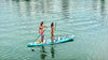 Slifeshop Double Adventurer 2-4 People Ultra-Long Sea Dragon 14’ Stand Up Paddle Board SUP Inflatable SUP Designed by Local Canadian Artist 14’ Extra Long& Extra D-ring For Kayak Conversion