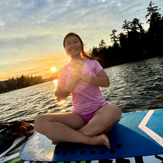 Sunset Paddle Board Yoga on the Gorge Weekdays 7pm