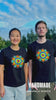 Load and play video in Gallery viewer, Slife Yoga Handmade Hand-Embroidered Mandala Om Yantra Cotton T-shirt Made by Artist from Nepal Unisex Shirt for Yoga Meditation Paddle Board Higher Conciseness Spiritual Shirts Buddhism Hindu Awakening